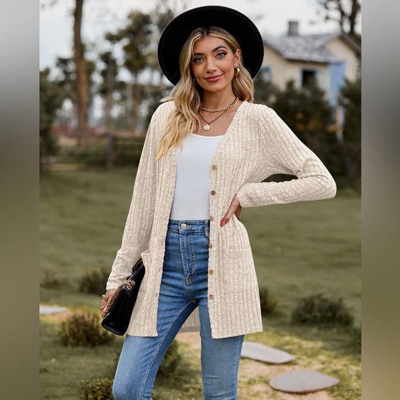 Long Sleeve Knit Cardigan - Picture 8 of 8